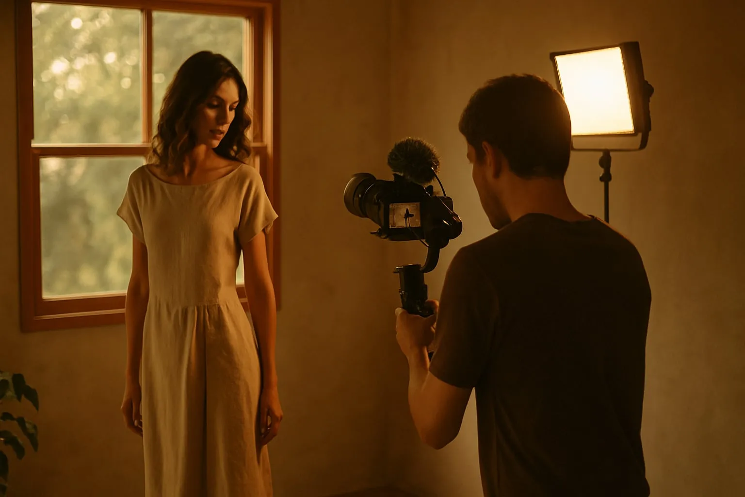 Filmagem moda sustentável: espaços, luz e direção prática