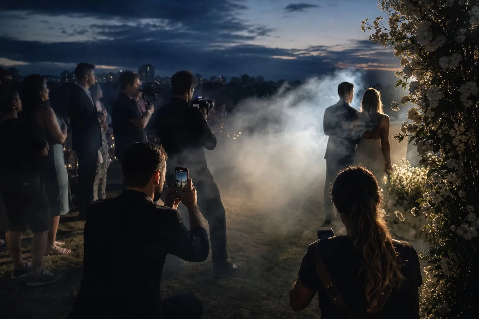 Como fotografar fumaça com celular e revelar contornos