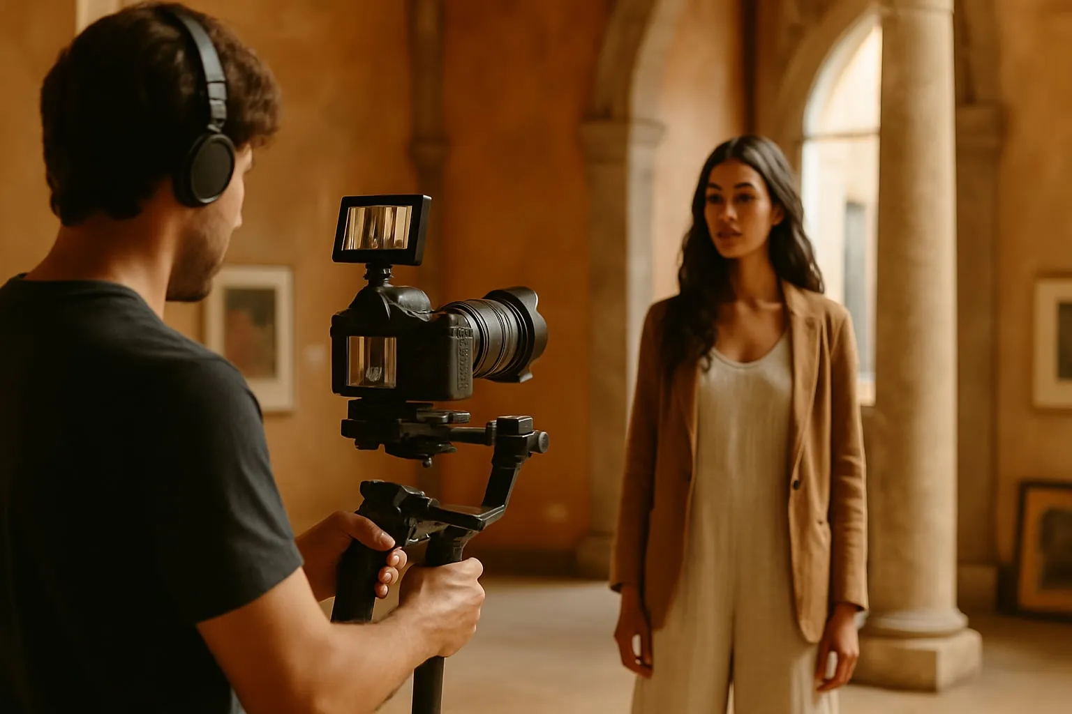Filmagem de moda sustentável em espaços culturais: guia prático