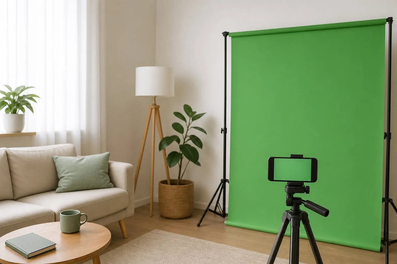 Como gravar fundo verde no celular sem sombras na edição