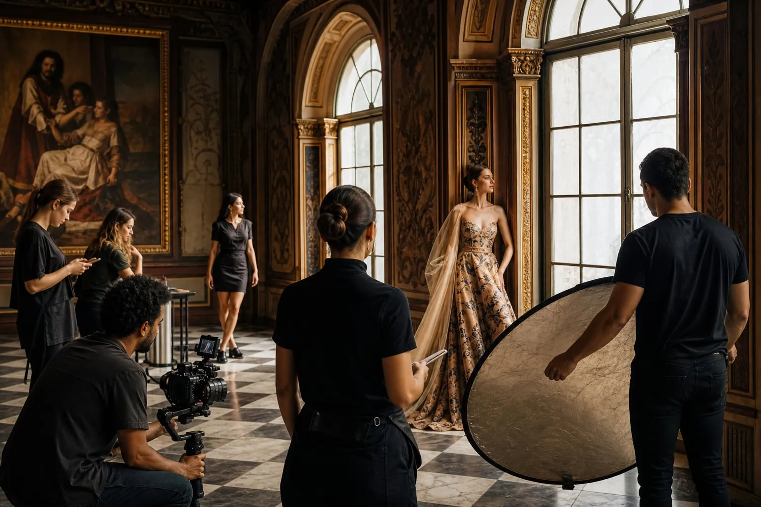 Editorial de Moda em Espaço Cultural: Guia de Filmagem