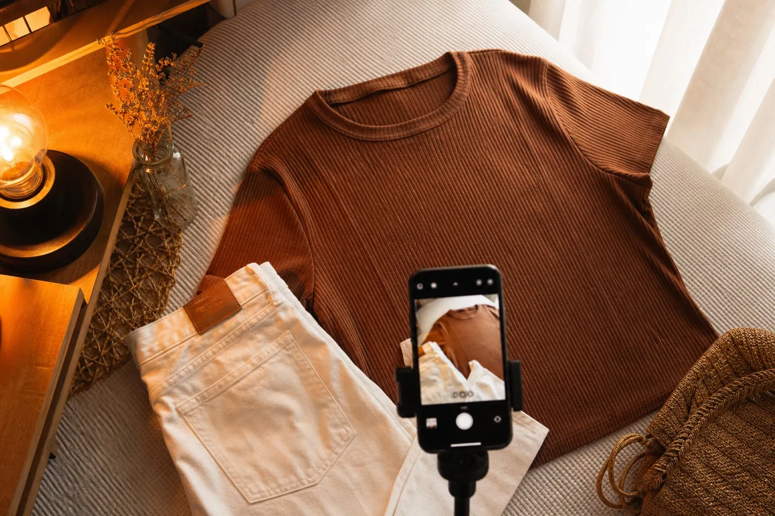 Como fotografar roupas para vender com celular e janela